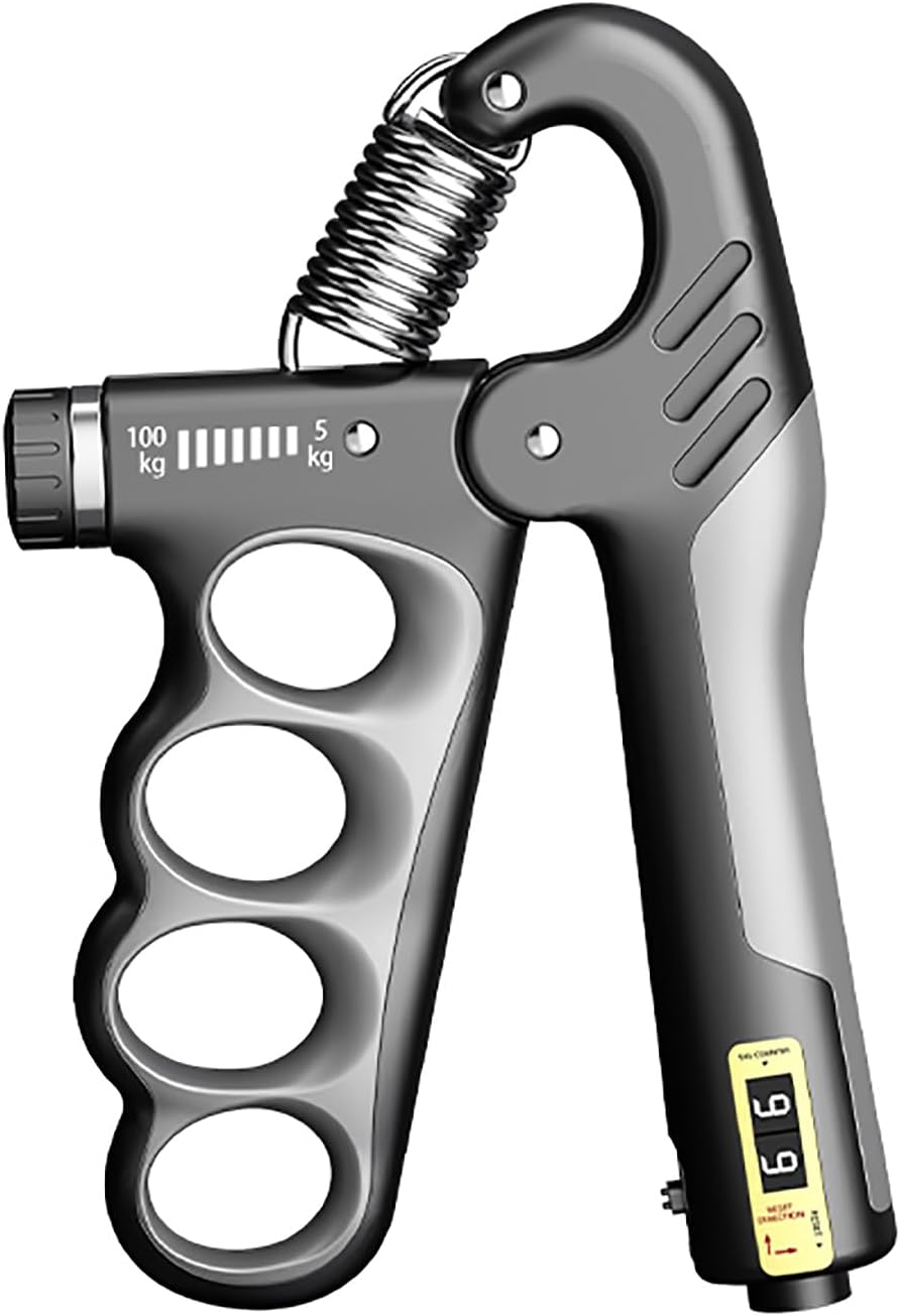 Adjustable Hand Grip Strengthener with Counter - 5-100kg