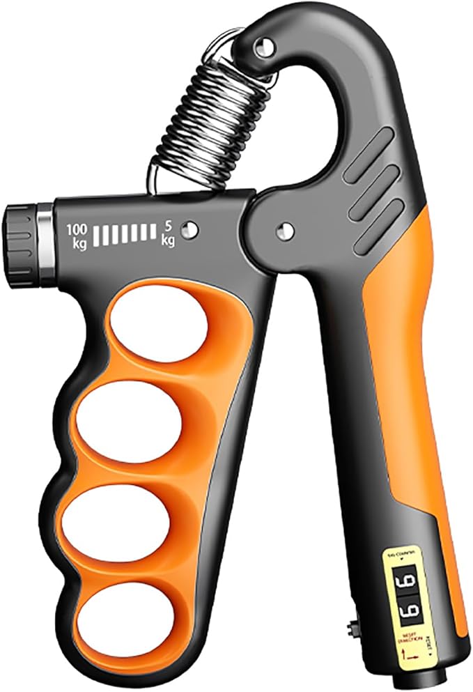 Adjustable Hand Grip Strengthener with Counter - 5-100kg