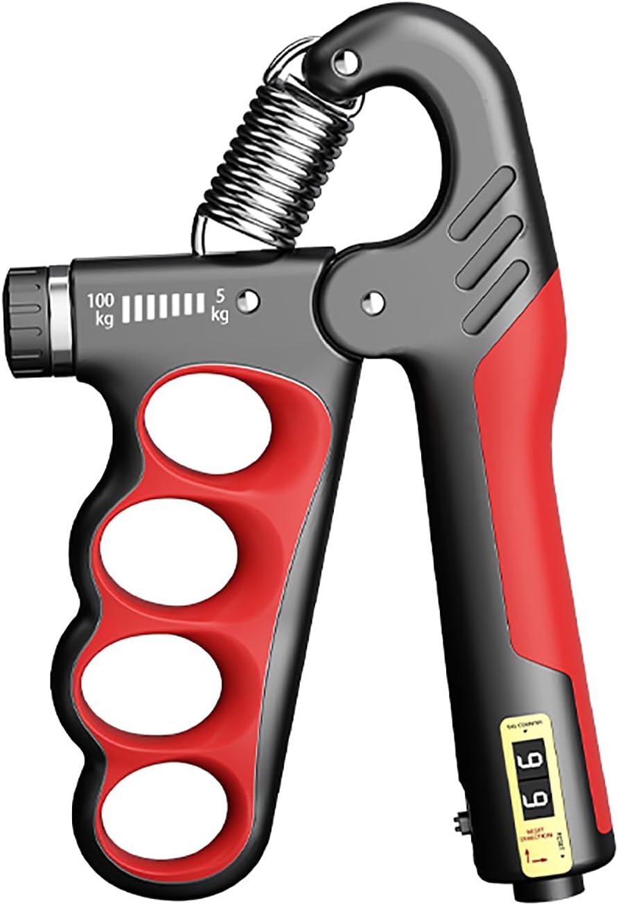 Adjustable Hand Grip Strengthener with Counter - 5-100kg